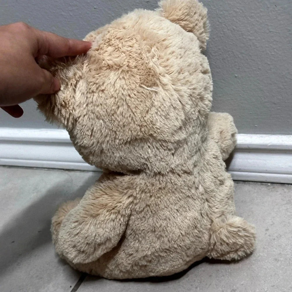 Brown Teddy Bear Tan Bow Plush Stuffed Animal Toy Pelucheria Soft. - Picture 4 of 6